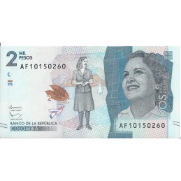 COLOMBIE - 2000 pesos 2018 - UNC