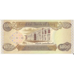 IRAQ - 1000 dinars 2013 UNC