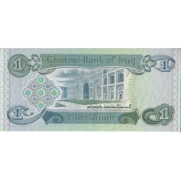 IRAQ - 1 dinar 1992 UNC