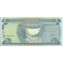 IRAQ - 500 dinars 2013 UNC