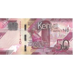 KENYA - 50 Shillings 2019 - UNC