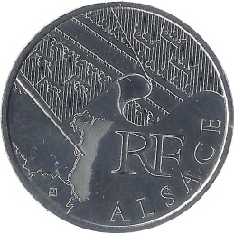 10 EUROS DES RÉGIONS - Alsace / MONNAIE DE PARIS 2010