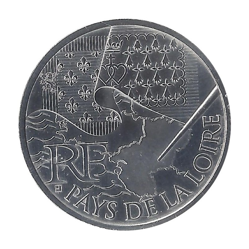 10 EUROS DES RÉGIONS - Pays de la Loire / MONNAIE DE PARIS 2010 10 EUROS DES RÉGIONS - Pays de la Loire / MONNAIE DE PARIS 2010