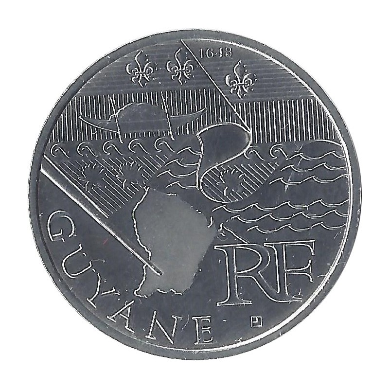10 EUROS DES RÉGIONS - Guyane / MONNAIE DE PARIS 2010 10 EUROS DES RÉGIONS - Guyane / MONNAIE DE PARIS 2010