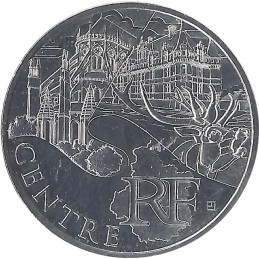 10 EUROS DES RÉGIONS - Centre / MONNAIE DE PARIS 2011