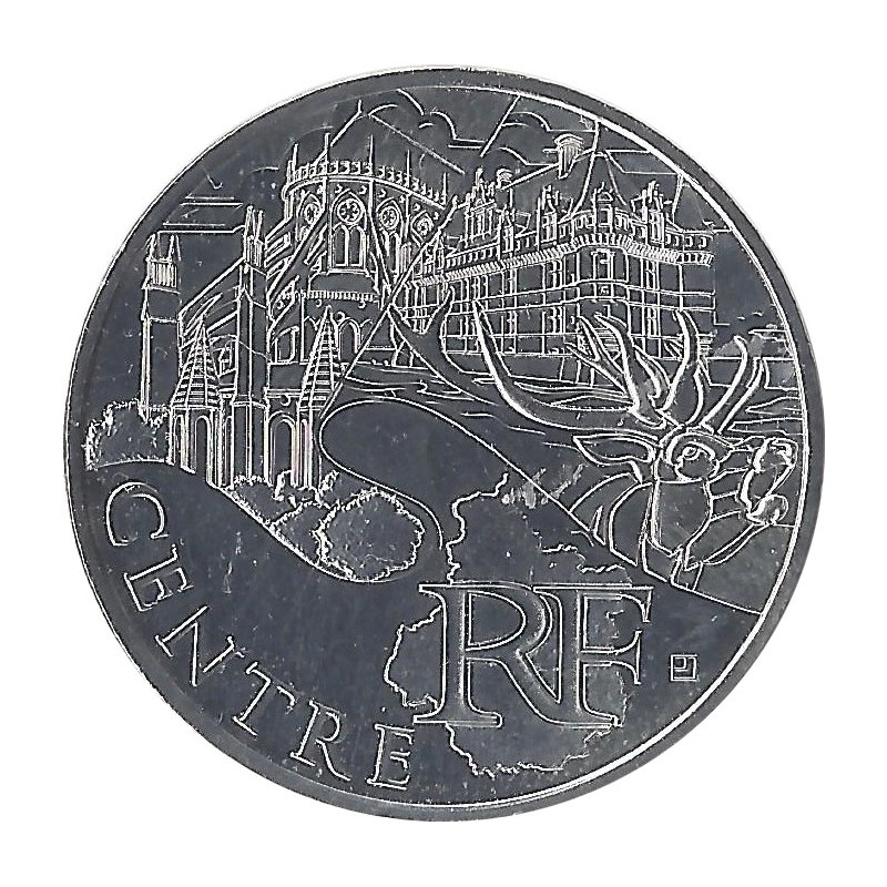10 EUROS DES RÉGIONS - Centre / MONNAIE DE PARIS 2011