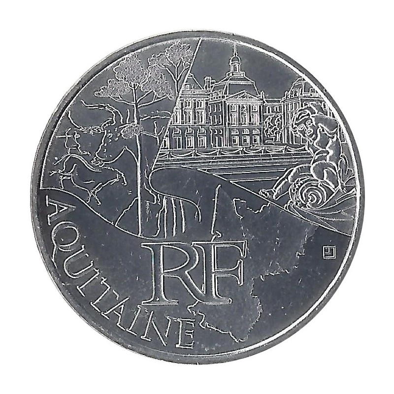 10 EUROS DES RÉGIONS - Aquitaine / MONNAIE DE PARIS 2011