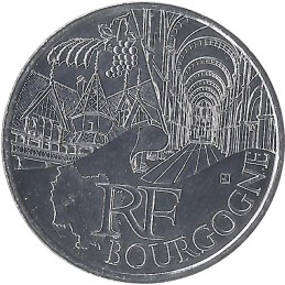10 EUROS DES RÉGIONS - Bourgogne / MONNAIE DE PARIS 2011