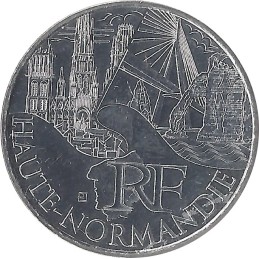 10 EUROS DES RÉGIONS - Haute-Normandie / MONNAIE DE PARIS 2011
