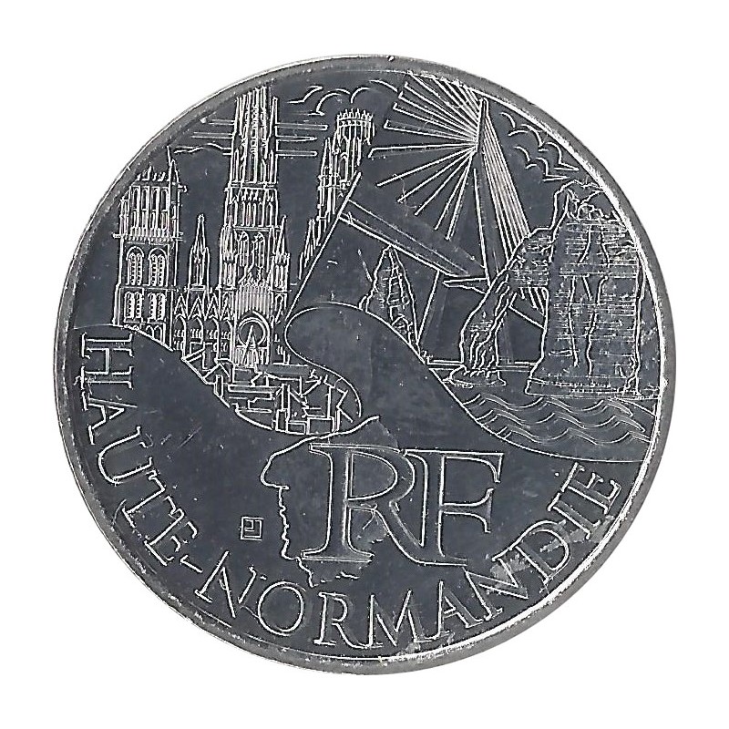 10 EUROS DES RÉGIONS - Haute-Normandie / MONNAIE DE PARIS 2011 10 EUROS DES RÉGIONS - Haute-Normandie / MONNAIE DE PARIS 2011