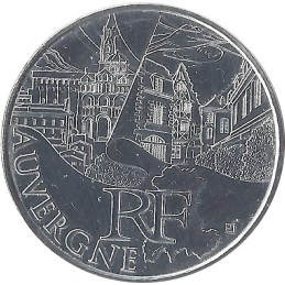 10 EUROS DES RÉGIONS - Auvergne / MONNAIE DE PARIS 2011