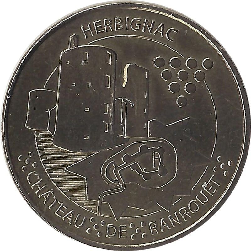 HERBIGNAC - Le Château de Ranrouet / MONNAIE DE PARIS / 2010 HERBIGNAC - Le Château de Ranrouet / MONNAIE DE PARIS / 2010