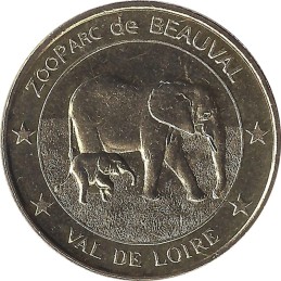 ZOOPARC DE BEAUVAL 8 - Eléphante et son Petit / MEDAILLES ET PATRIMOINE / 2014