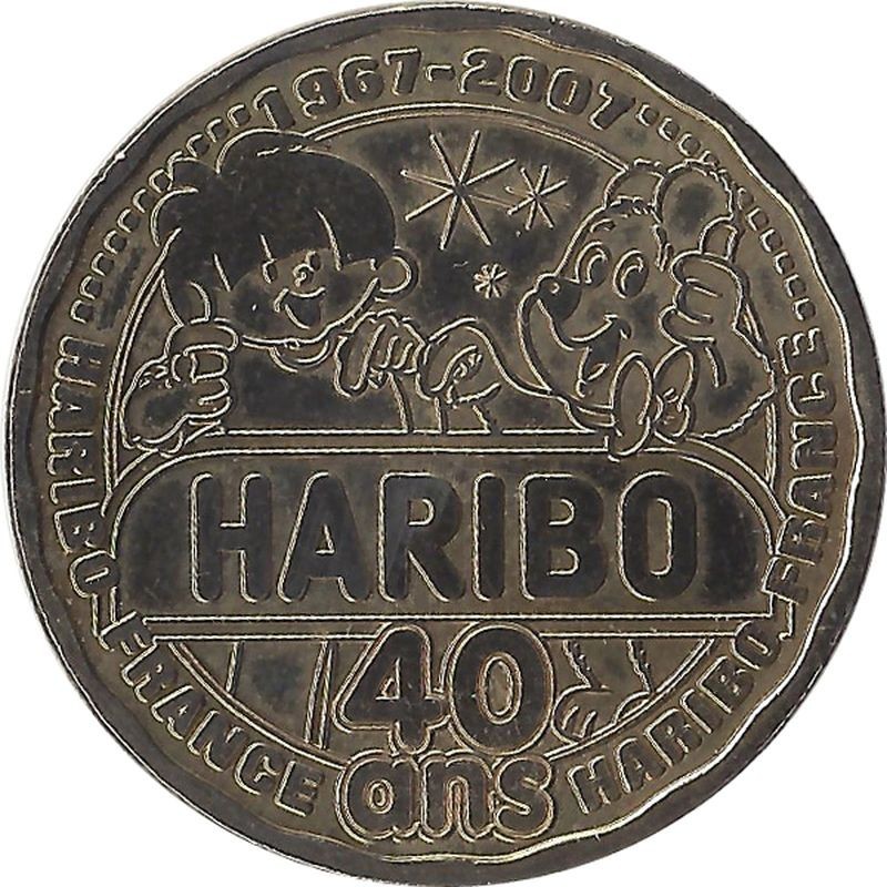 UZÈS - Musée du Bonbon Haribo 2 (40 ans) / MONNAIE DE PARIS 2007 UZÈS - Musée du Bonbon Haribo 2 (40 ans) / MONNAIE DE PARIS 2007