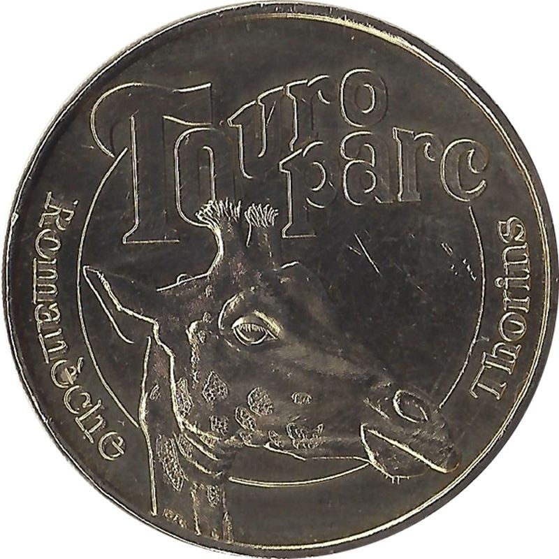 ROMANECHE THORINS - Touroparc 1 (girafe) / MONNAIE DE PARIS 2008 ROMANECHE THORINS - Touroparc 1 (girafe) / MONNAIE DE PARIS 2008