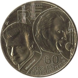 1/4€ - Johnny Hallyday - 60 ans de souvenirs / MONNAIE DE PARIS 2020