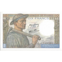 FRANCE - 10 Francs Mineur 1942 (35273)