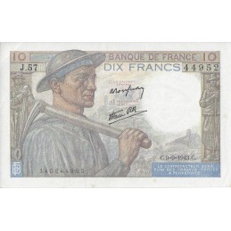 FRANCE - 10 Francs Mineur 1943 (44952)