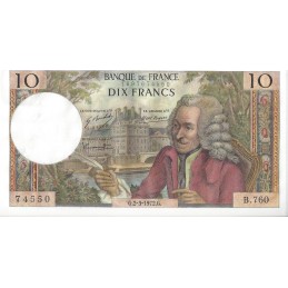FRANCE - 10 Francs Voltaire 1972 (74550)