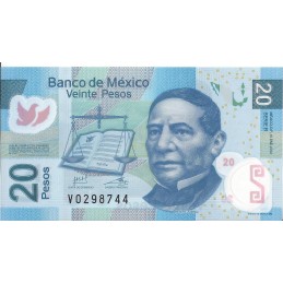 MEXIQUE - 20 Pesos 2012 - UNC polymer