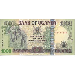 OUGANDA - 1000 Shillings 2009 UNC