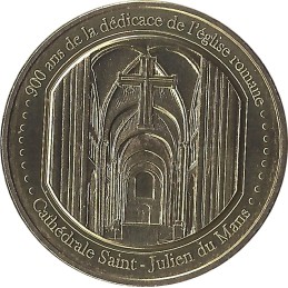 LE MANS - Cathédrale Saint Julien 9 (900 ans de la dédicace de l'église romane -or) / MONNAIE DE PARIS 2020
