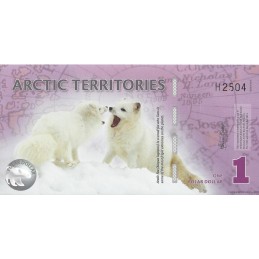 ARCTIC TERRITORIES - 1 Polar DOLLARS 2012 UNC
