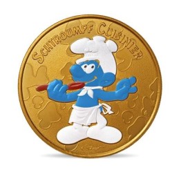 PARIS - Hôtel de la Monnaie 72 - Les Schtroumpfs (Schtroumpf Cuisinier) / MONNAIE DE PARIS 2021