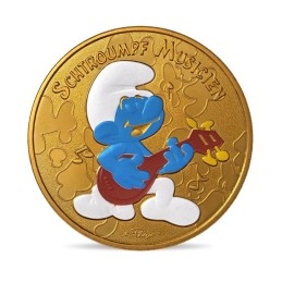 PARIS - Hôtel de la Monnaie 83 - Les Schtroumpfs (Schtroumpf Musicien) / MONNAIE DE PARIS 2021