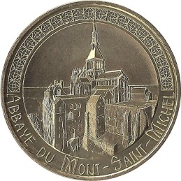 LE MONT-SAINT-MICHEL - Abbaye du Mont-Saint-Michel 7 (vue aérienne de l'église) / MONNAIE DE PARIS 2021