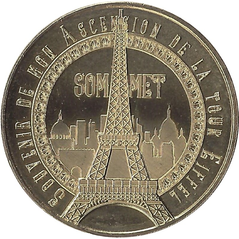 PARIS - Tour Eiffel 11 (sommet) / MONNAIE DE PARIS 2021
