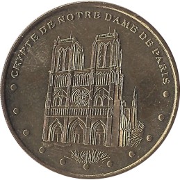 PARIS - CRYPTE DE NOTRE DAME DE PARIS 2 - FACE SIMPLE / MONNAIE DE PARIS / 2001