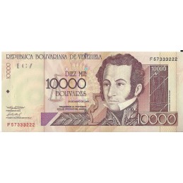 VENEZUELA - 10000 Bolivares 2004 UNC