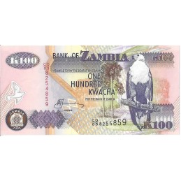 ZAMBIE - 100 kwacha 2008 UNC