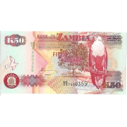ZAMBIE - 50 kwacha 2008 UNC