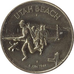 SAINTE-MARIE-DU-MONT 2 -  Utah Beach 6 Juin 1944 (barge Higgins) / MONNAIE DE PARIS 2022