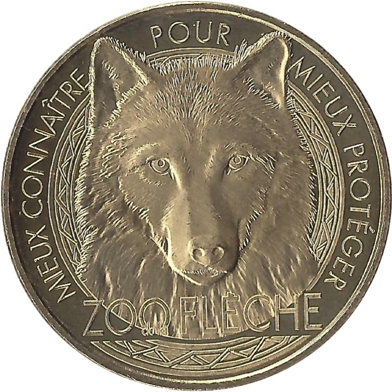 LA FLÈCHE - Zoo de la Flèche 2 (le Loup) / MONNAIE DE PARIS 2022