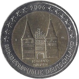 ALLEMAGNE - 2 Euros commémorative - Schleswig-Holstein 2006