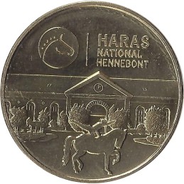 HENNEBONT - Haras national d'Hennebont 2 (la façade et le cavalier) / MONNAIE DE PARIS 2022