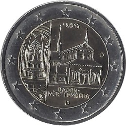 ALLEMAGNE - 2 Euros commémorative bad wurtenberg (Atelier D) 2013