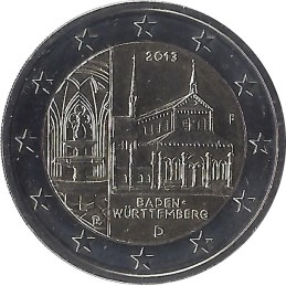 ALLEMAGNE - 2 Euros commémorative bad wurtenberg (Atelier F) 2013