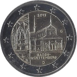 ALLEMAGNE - 2 Euros commémorative bad wurtenberg (Atelier G) 2013