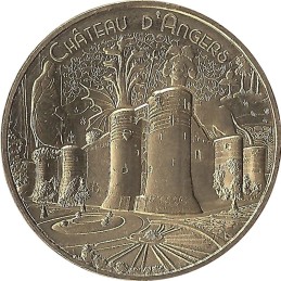 ANGERS - Château d'Angers 3 (façade sud et fossés-jardins) / MONNAIE DE PARIS 2022