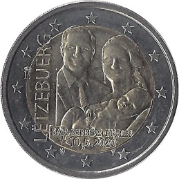 LUXEMBOURG - 2 Euros commémorative - naissance du prince Charles 2020