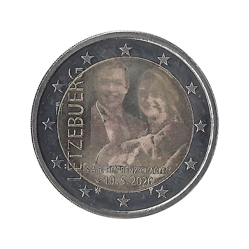 LUXEMBOURG - 2 Euros commémorative - naissance du prince Charles (hologramme) 2020