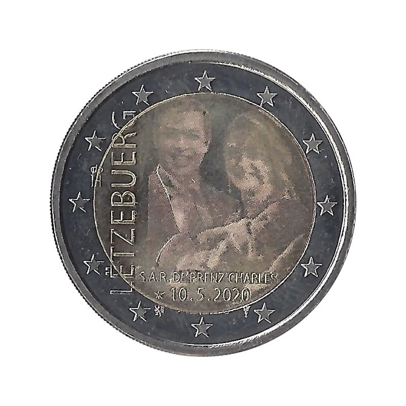 LUXEMBOURG - 2 Euros commémorative - naissance du prince Charles (hologramme) 2020 LUXEMBOURG - 2 Euros commémorative - naissance du prince Charles (hologramme) 2020