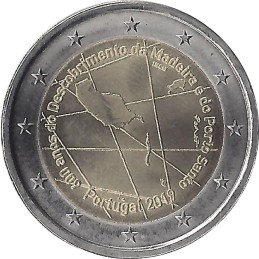 PORTUGAL - 2 Euros commémorative - 600 ans de la découverte de l'ile de Madere 2019