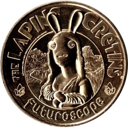 JAUNAY-CLAN - Le Parc du Futuroscope 32 (Lapins crétins,la joconde) / MONNAIE DE PARIS 2022
