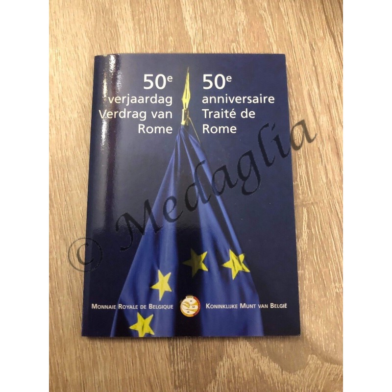 Pièce de 2 euros Belgique 2007 Traité de Rome Pièce commémorative UNC – - Waldemar Werner