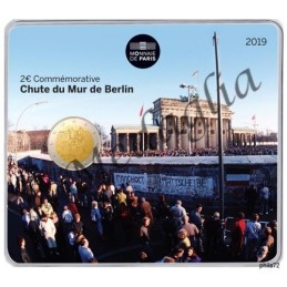Pièce 2 Euros Commémorative France 2019 – 30 Ans Chute Du Mur De Berlin